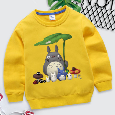 Γιαπωνέζικα Anime Παιδικά Ρούχα Κορίτσια Spirited Away Hoodie Cartoon Totoro Φούτερ Αστεία γραφικά Miyazaki Hayao πουλόβερ για αγόρια