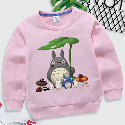 Γιαπωνέζικα Anime Παιδικά Ρούχα Κορίτσια Spirited Away Hoodie Cartoon Totoro Φούτερ Αστεία γραφικά Miyazaki Hayao πουλόβερ για αγόρια