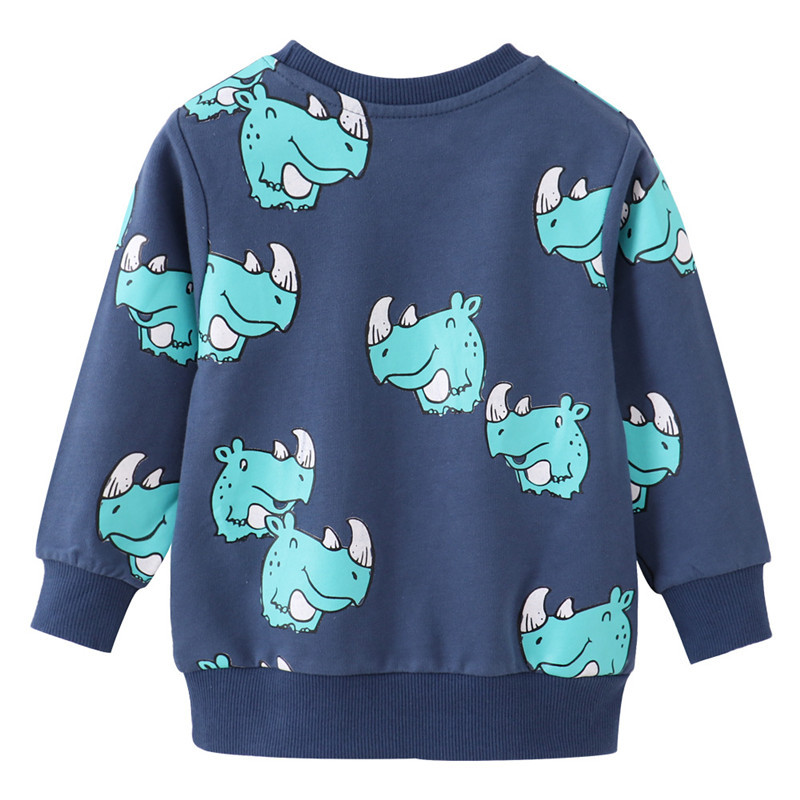 Jumping Meters Ново пристигане 2022 Есен Пролет Момчета Момичета Суичъри Животински принт Карикатура Жираф Принт Горещи продавани бебешки дрехи