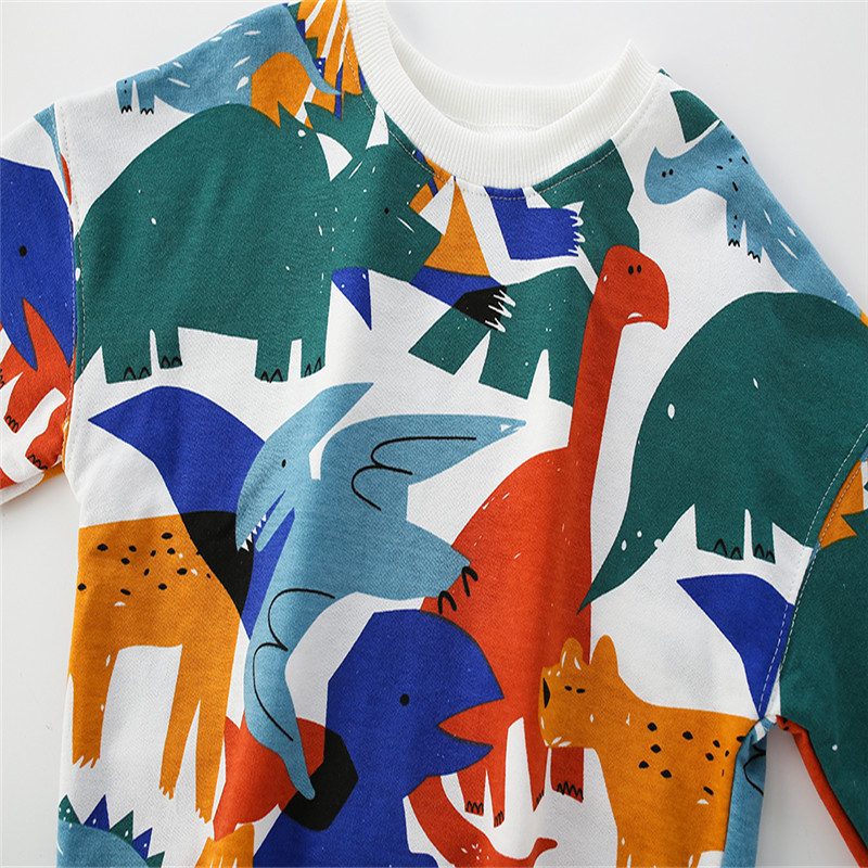 Jumping Meters Ново пристигане Анимационни детски суичъри Памучни есенни пролетни детски дрехи Горещи продавани детски костюми с качулка