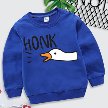 Harajuku Animal Goose Παιδικά Ρούχα Goose Honk Φούτερ Βίντεο Παιχνίδι Y2k Streetwear Girls Cartoon Hoodie Funny Goose Ρούχα για αγόρια