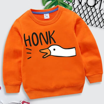 Harajuku Animal Goose Παιδικά Ρούχα Goose Honk Φούτερ Βίντεο Παιχνίδι Y2k Streetwear Girls Cartoon Hoodie Funny Goose Ρούχα για αγόρια