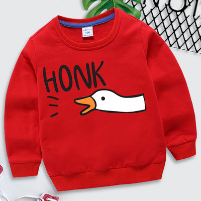 Harajuku Animal Goose Παιδικά Ρούχα Goose Honk Φούτερ Βίντεο Παιχνίδι Y2k Streetwear Girls Cartoon Hoodie Funny Goose Ρούχα για αγόρια