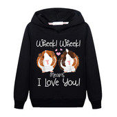 Ινδικό χοιρίδιο Fun Hoodies Παιδικά Φούτερ Φούτερ για αγόρια Κορίτσια Καλοκαιρινό παλτό Παιδικό Μακρυμάνικο Αγόρια Ρούχα Casual με σχέδια ζώων