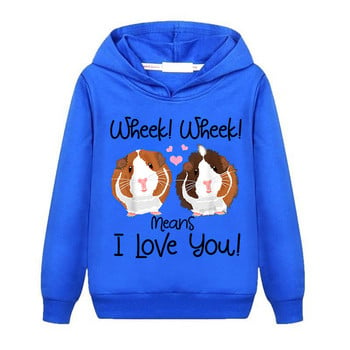 Ινδικό χοιρίδιο Fun Hoodies Παιδικά Φούτερ Φούτερ για αγόρια Κορίτσια Καλοκαιρινό παλτό Παιδικό Μακρυμάνικο Αγόρια Ρούχα Casual με σχέδια ζώων