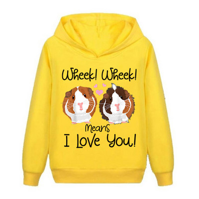 Ινδικό χοιρίδιο Fun Hoodies Παιδικά Φούτερ Φούτερ για αγόρια Κορίτσια Καλοκαιρινό παλτό Παιδικό Μακρυμάνικο Αγόρια Ρούχα Casual με σχέδια ζώων