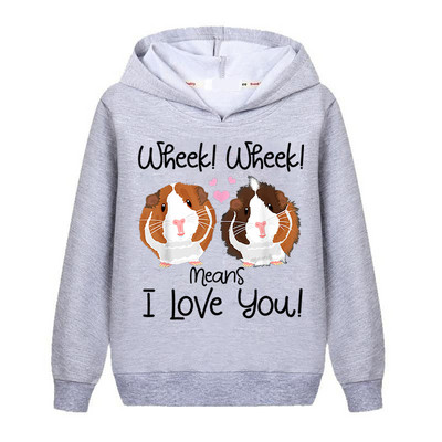Ινδικό χοιρίδιο Fun Hoodies Παιδικά Φούτερ Φούτερ για αγόρια Κορίτσια Καλοκαιρινό παλτό Παιδικό Μακρυμάνικο Αγόρια Ρούχα Casual με σχέδια ζώων