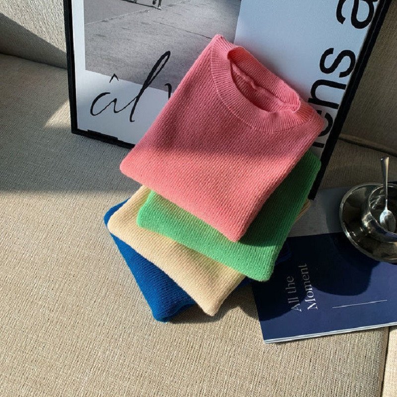 Бебе, момиче, момче, пуловер, жилетка, памук, бебе, малко дете, бонбонено плетена жилетка без ръкави, пролет, есен, бебешки дрехи 1-12 години