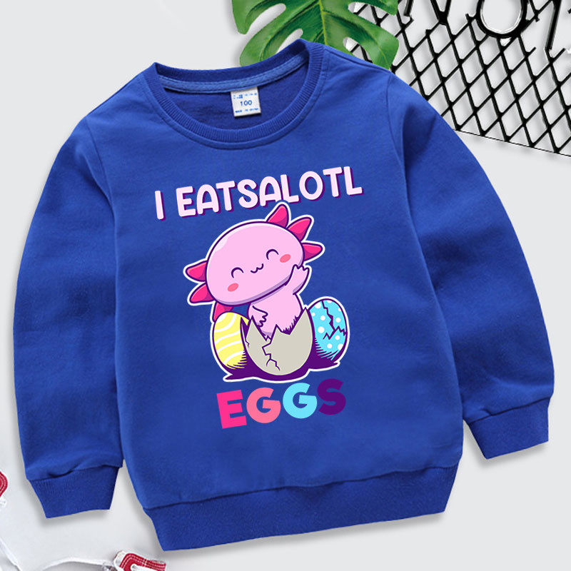 Суичъри с качулка Великденски заек Детски анимационни суичъри с животно Нют Цвят на яйце Момчета Момичета Оригинален суичър Пролетен Великден Детско облекло