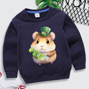 Patrick Animal Print Παιδικά Φούτερ Αγόρια Κορίτσια Casual Hoodies Cartoon Animal Guinea Pig Παιδικά ρούχα μόδας κουκούλες