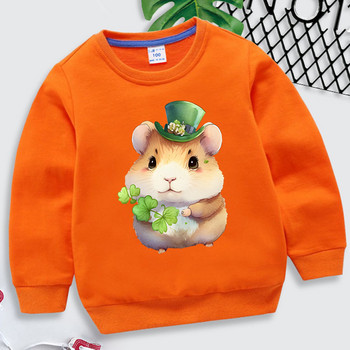 Patrick Animal Print Παιδικά Φούτερ Αγόρια Κορίτσια Casual Hoodies Cartoon Animal Guinea Pig Παιδικά ρούχα μόδας κουκούλες