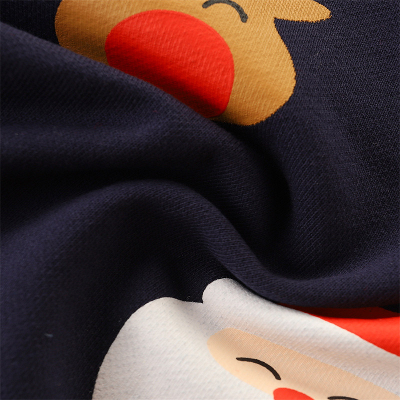 Jumping Meters 2-7T Коледни суичъри с дълъг ръкав за момичета Памучни празнични новогодишни ризи с качулка за малки деца Бебешки дрехи Деца