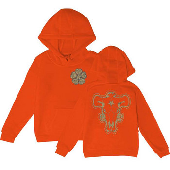 Anime Black Clover κινούμενα σχέδια παιδικά hoodie μωρά αγόρια hoodies Black Bulls Squad Emblem παιδικά ρούχα χαριτωμένα χειμωνιάτικα κοριτσίστικα φούτερ μπλούζα