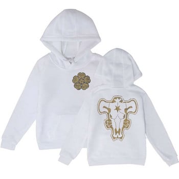 Anime Black Clover κινούμενα σχέδια παιδικά hoodie μωρά αγόρια hoodies Black Bulls Squad Emblem παιδικά ρούχα χαριτωμένα χειμωνιάτικα κοριτσίστικα φούτερ μπλούζα