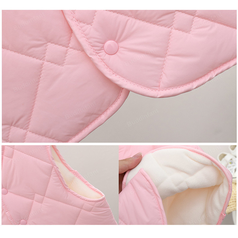 Novi jesenski zimski jednobojni ležerni prsluk bez rukava s V-izrezom, topli dječji kaput s podstavom od flisa, dječji prsluk za dječake, djevojčice, dječji prsluk