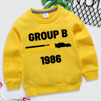 1986 Group B Rally Car Hoodies Μόδα για αγόρια Κομψό σχέδιο Φούτερ με κουκούλα για κορίτσια Πουλόβερ Harajuku Casual Παιδικά Ρούχα