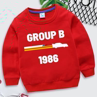 1986 Group B Rally Car Hoodies Μόδα για αγόρια Κομψό σχέδιο Φούτερ με κουκούλα για κορίτσια Πουλόβερ Harajuku Casual Παιδικά Ρούχα