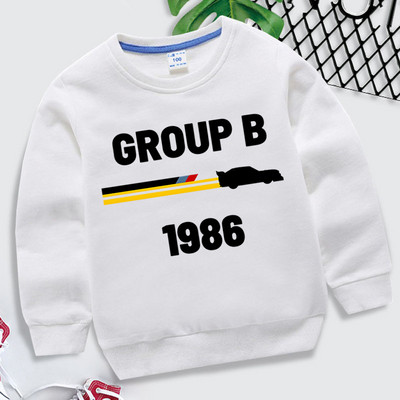 1986 Group B Rally Car Hoodies Μόδα για αγόρια Κομψό σχέδιο Φούτερ με κουκούλα για κορίτσια Πουλόβερ Harajuku Casual Παιδικά Ρούχα
