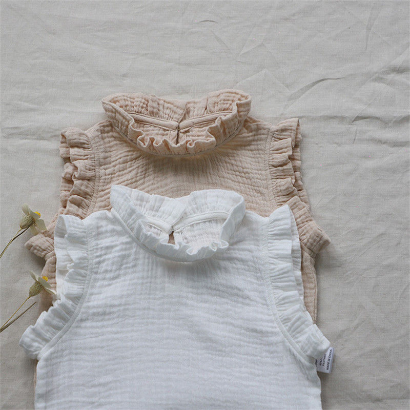 2023. Retro cvjetni print za malu djecu Majice za djevojčice Prsluk Odjeća Ljetne dječje majice Kostimi