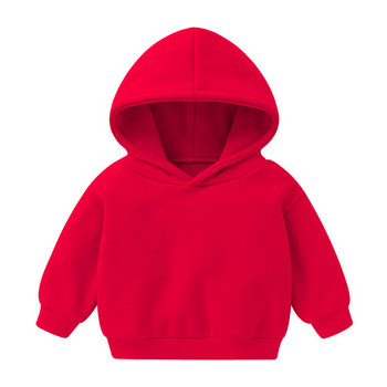 Hoodie Moletom Φούτερ Φλις Χειμώνας Φθινοπωρινό Παιδικά Ρούχα Αγόρια Πουλόβερ Πουκάμισο Κορίτσι Μόδα Ρούχα Μονόχρωμα Sudaderas