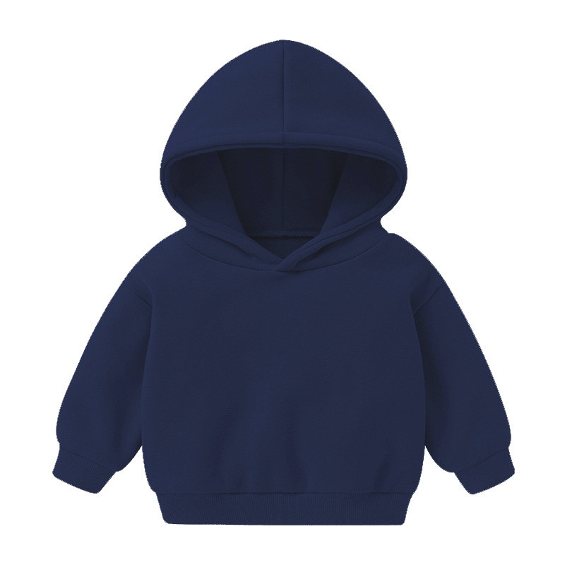 Hoodie Moletom Jesen Zima Flis Sweatshirt Dječja Odjeća Dječaci Pulover Majica Djevojčica Modna Odjeća Jednobojne Sudadere