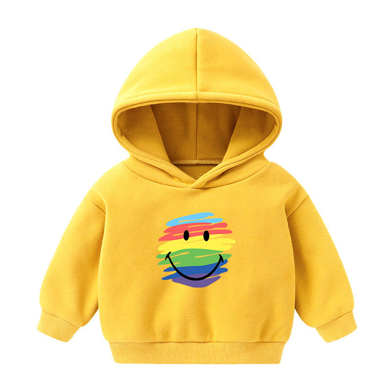 Hoodie Moletom Jesen Zima Flis Sweatshirt Dječja Odjeća Dječaci Pulover Majica Djevojčica Modna Odjeća Jednobojne Sudadere