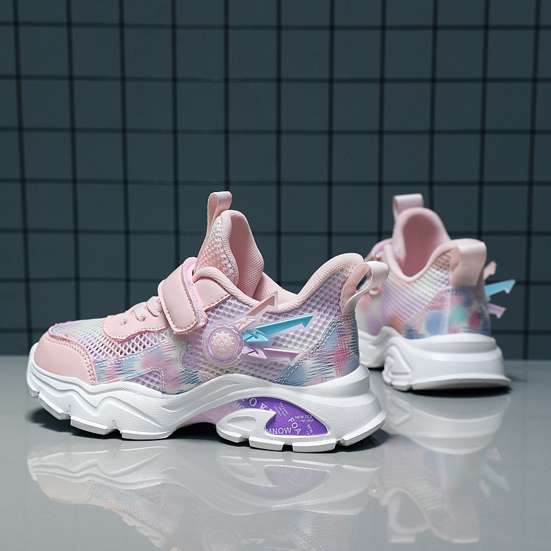 Dječje cipele za slobodno vrijeme Djevojčice Lagane zdepaste zračne mrežaste tenisice Dječje ljetne veličine 4 5 6 7 8 9 Žuta modna mrežasta sportska obuća Korejski