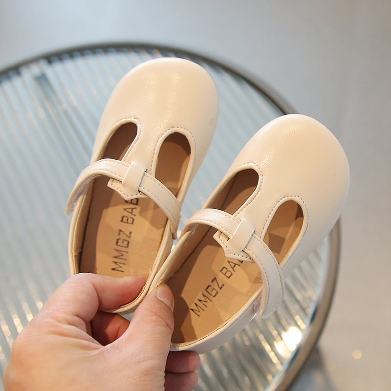 Zapatos Niña Kožna cipela za djevojčice Jesenska nova retro jednostavna dječja cipela Mary Jane cipela Dječja cipela Cipela s mekim potplatom Cipela za hodanje Gril cipele