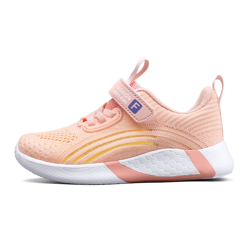 Cipele za djevojčice Lagane mrežaste tenisice Dječje Ljeto Dječje Bijele tenisice Slatka sportska crtića Ženska čarapa za trčanje Crvena 3-12 godina