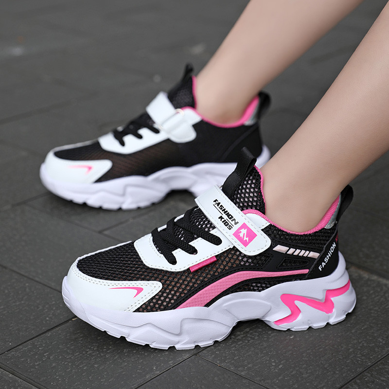 2023. Dječje mekane mrežaste cipele za ležerno vrijeme Dječaci Djevojčice Modne lagane tenisice Dječje ljeto 5 8 Ružičasta mrežasta sportska obuća Dječje 7-12 godina Tenis