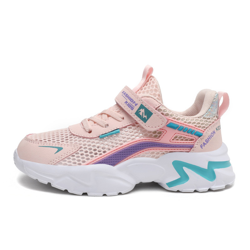 2023. Dječje mekane mrežaste cipele za ležerno vrijeme Dječaci Djevojčice Modne lagane tenisice Dječje ljeto 5 8 Ružičasta mrežasta sportska obuća Dječje 7-12 godina Tenis