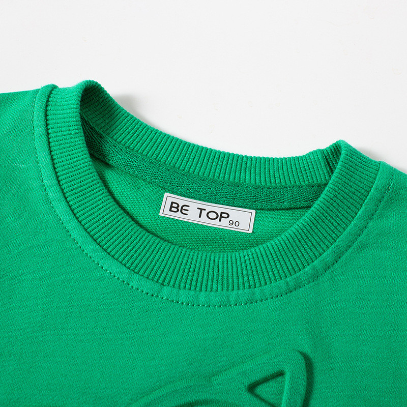 TUONXYE Jesenske majice dugih rukava za dječake, jednobojna pletena dječja odjeća od crtića 3D dinosaura, meka prozračna pamučna dječja odjeća