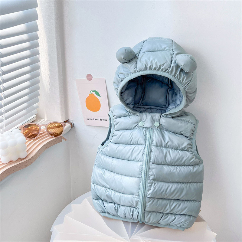 SAILEROAD 2022. Nova moda, dječja, dječja jesen, zima, dječaci i djevojčice, bez rukava, jakna s medvjeđim dizajnom, jakna, prsluk, gornji kaputi