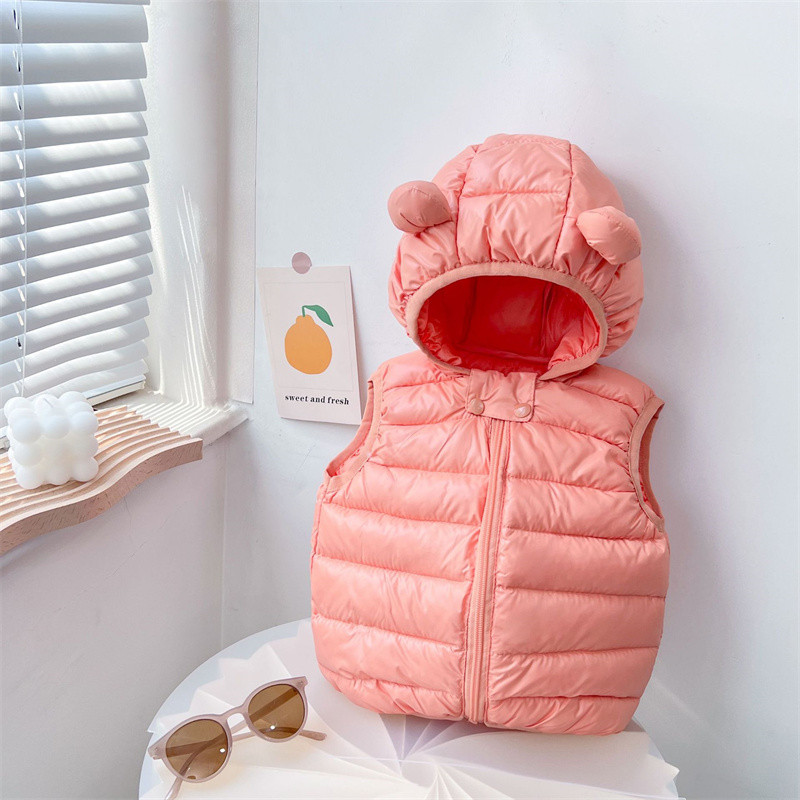 SAILEROAD 2022. Nova moda, dječja, dječja jesen, zima, dječaci i djevojčice, bez rukava, jakna s medvjeđim dizajnom, jakna, prsluk, gornji kaputi