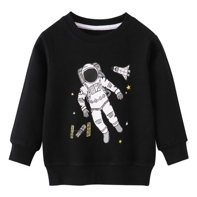 Jumping Meters Φθινόπωρο Άνοιξη Spaceman Εκτύπωση Παιδικά Φούτερ Βαμβακερά Αγόρια Κοριτσίστικα Ρούχα Μόδα με κουκούλα Παιδικά μπλουζάκια πουκάμισα
