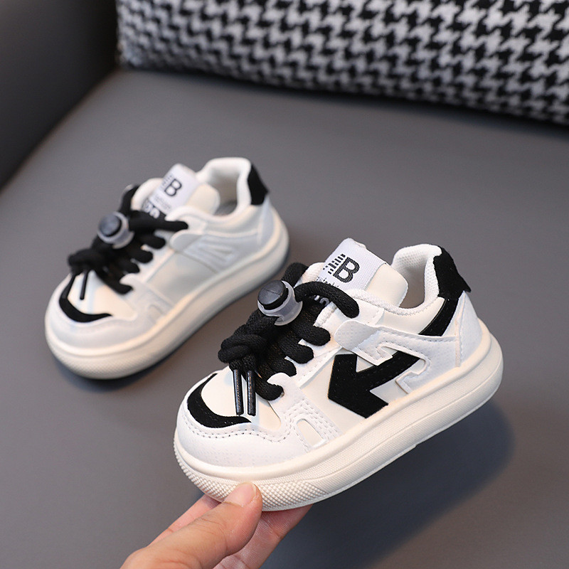 2023. Proljeće, jesen, sportska obuća za dječake, modne potpuno ravne pruge, tatine tenisice za djevojčice, crno-zelene ruže, dječje tenisice G07114