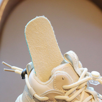 Плюшени детски масивни маратонки Водоустойчиви спортни обувки за момчета Комфортни маратонки за момичета Детски обувки F10272