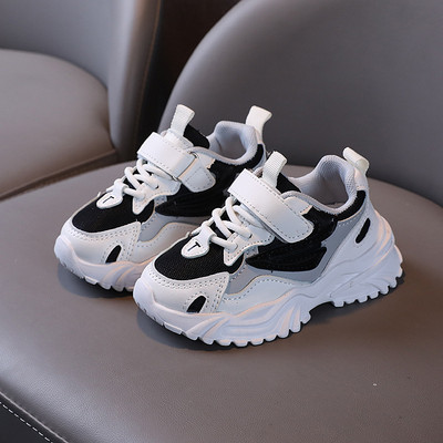 2022 Breathable Grey Chunky αθλητικά παπούτσια για αγόρια Βρεφικά παπούτσια για τρέξιμο εξωτερικού χώρου για κορίτσια Ροζ παπούτσια τένις Child Trainer Footwear F02182