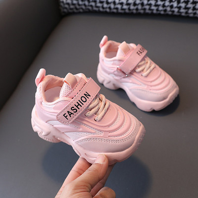Αθλητικά παπούτσια Παιδικά παπούτσια 2023 Fashion tennis Stripes Mesh Breathable Casual Running Spring Platform για κορίτσια Vulcanized Παπούτσια G03052