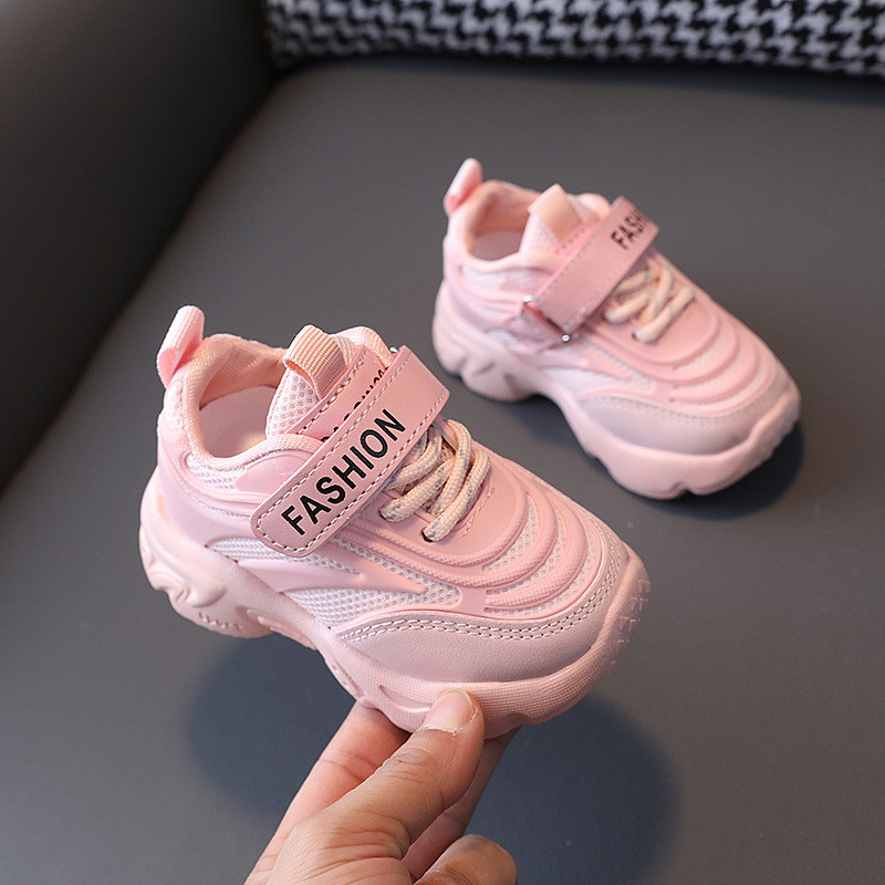 Tenisice Dječja obuća 2023. Modna teniska prugasta mrežasta prozračna ležerna proljetna obuća za trčanje Vulkanizirana cipela za djevojčice G03052