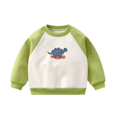 Toddler Active Infant Baby Girls Yellow Dog print Φούτερ Βαμβακερά μπλουζάκια πουλόβερ Daily Party Μπλούζα για αγόρια