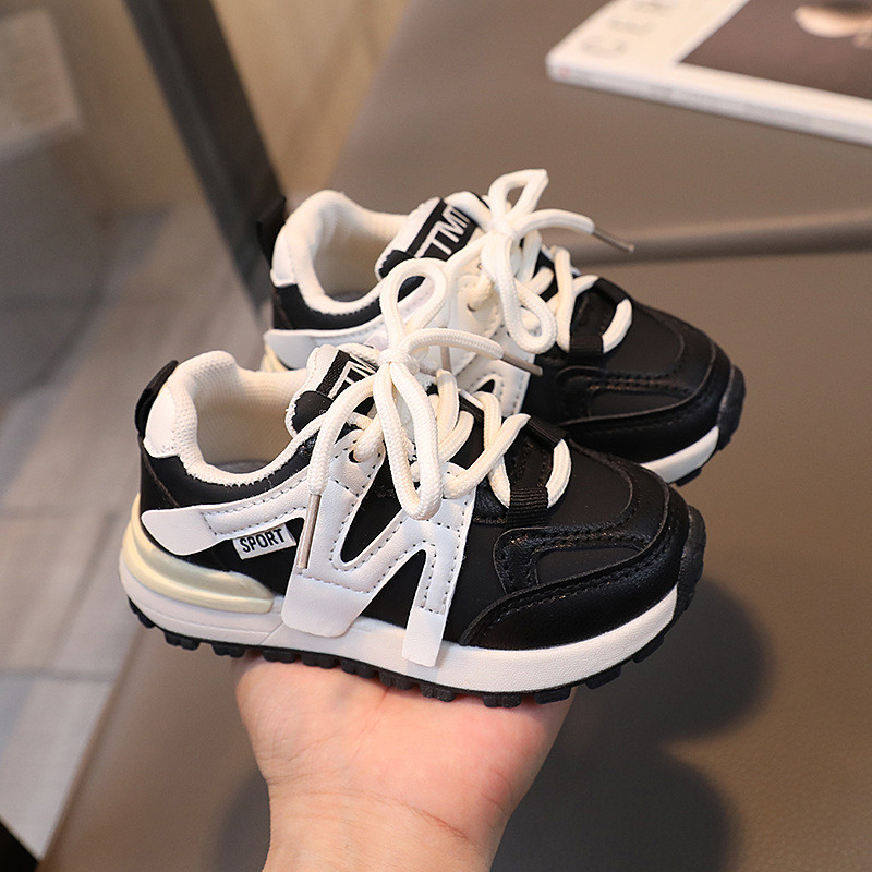 Dječja obuća Tenisice s platformom Novi dolasci Ležerne tatine tenisice za djevojčice Mekana kožna obuća za dječake Školske tenisice G09183