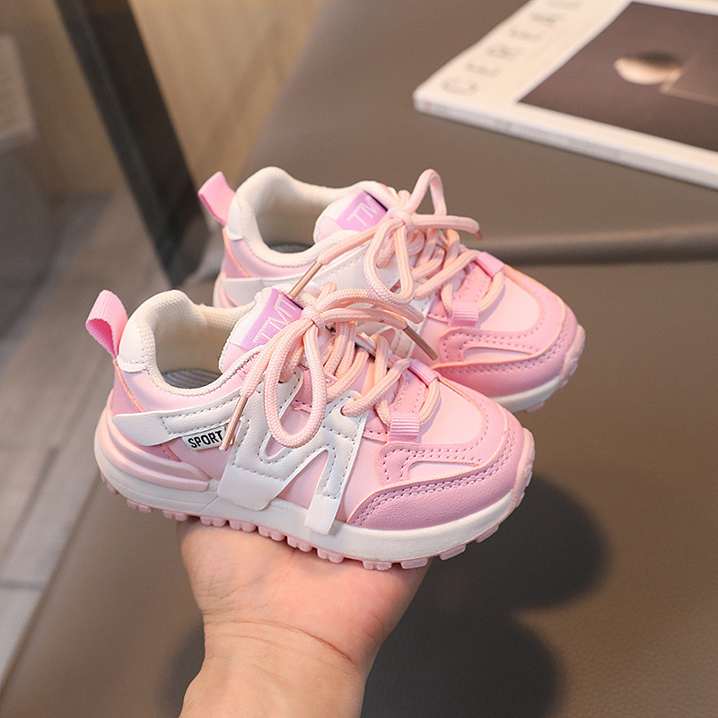 Dječja obuća Tenisice s platformom Novi dolasci Ležerne tatine tenisice za djevojčice Mekana kožna obuća za dječake Školske tenisice G09183