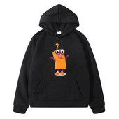 Number Blocks TV Anime Print Hoodie για αγόρια και κορίτσια Παιδικά φούτερ Kawaii Sudadera Μακρυμάνικο Φθινόπωρο Χειμώνας Παιδικά Πουλόβερ