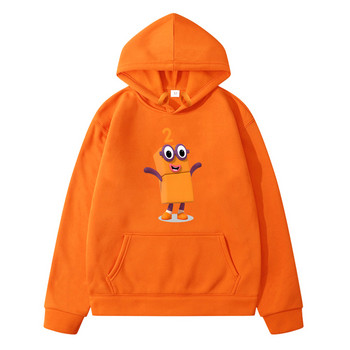 Number Blocks TV Anime Print Hoodie για αγόρια και κορίτσια Παιδικά φούτερ Kawaii Sudadera Μακρυμάνικο Φθινόπωρο Χειμώνας Παιδικά Πουλόβερ