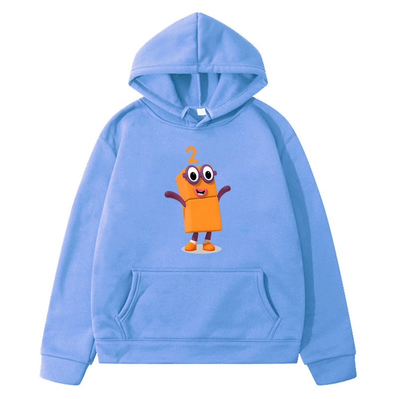 Brojni blokovi TV anime print majica s kapuljačom za dječake i djevojčice Dječja Kawaii majica Sudadera dugih rukava Jesen Zima Dječji puloveri
