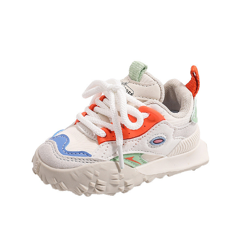 Tenisice za djevojčice Cipele Dječje proljeće jesen 2023. Dječje tenisice ravne prozračne patchwork cipele s platformom Obuća za dječake G09265