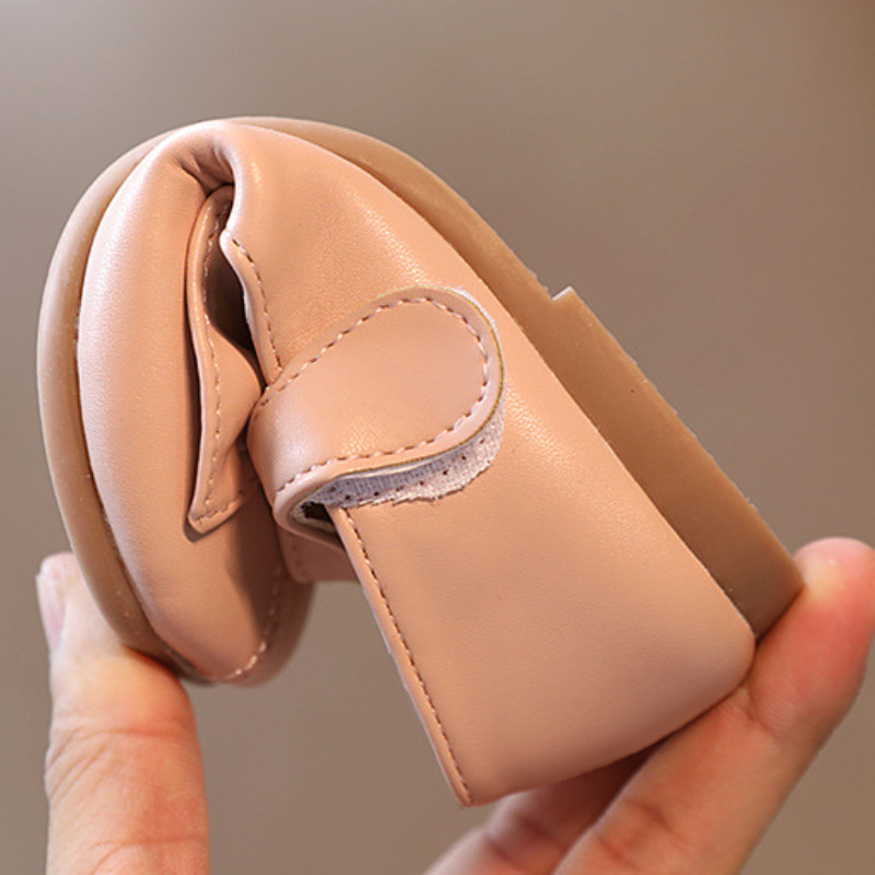 Kožne cipele za djevojčice Proljeće Jesen Slatke mašne s mekim potplatom Dječje cipele za princeze Modne dječje cipele za studente Jednostruke cipele za djevojčice