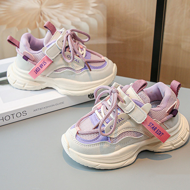 Chic svakodnevne cipele Child Fun Side s najlonskim remenom Dječje tenisice Dječaci Djevojčice Udobne debele podnice Studentske cipele G08201