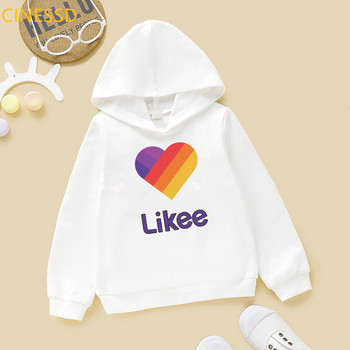 Μόδα rainbow love likee φούτερ και hoodie LGBT φούτερ φθινόπωρο χειμώνα παιδιά παιδιά χοντρά ρούχα με κουκούλα αγόρια κορίτσια